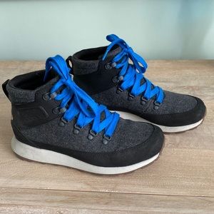 Merrell hiking boots.